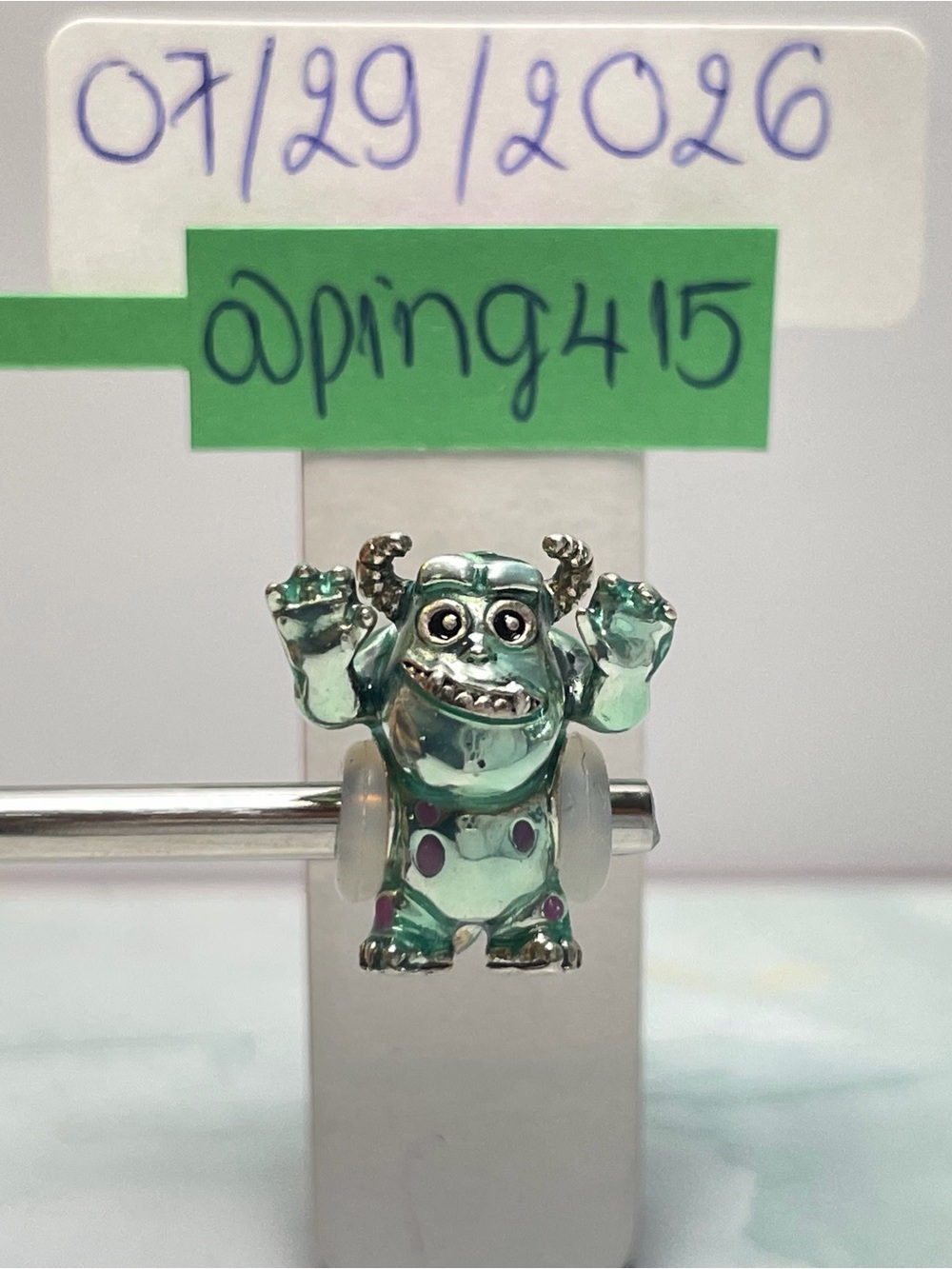Pandora Disney Pixar Sulley charm